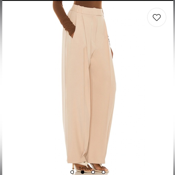 RE ONA Suit Trousers in Sand - Picture 2 of 4